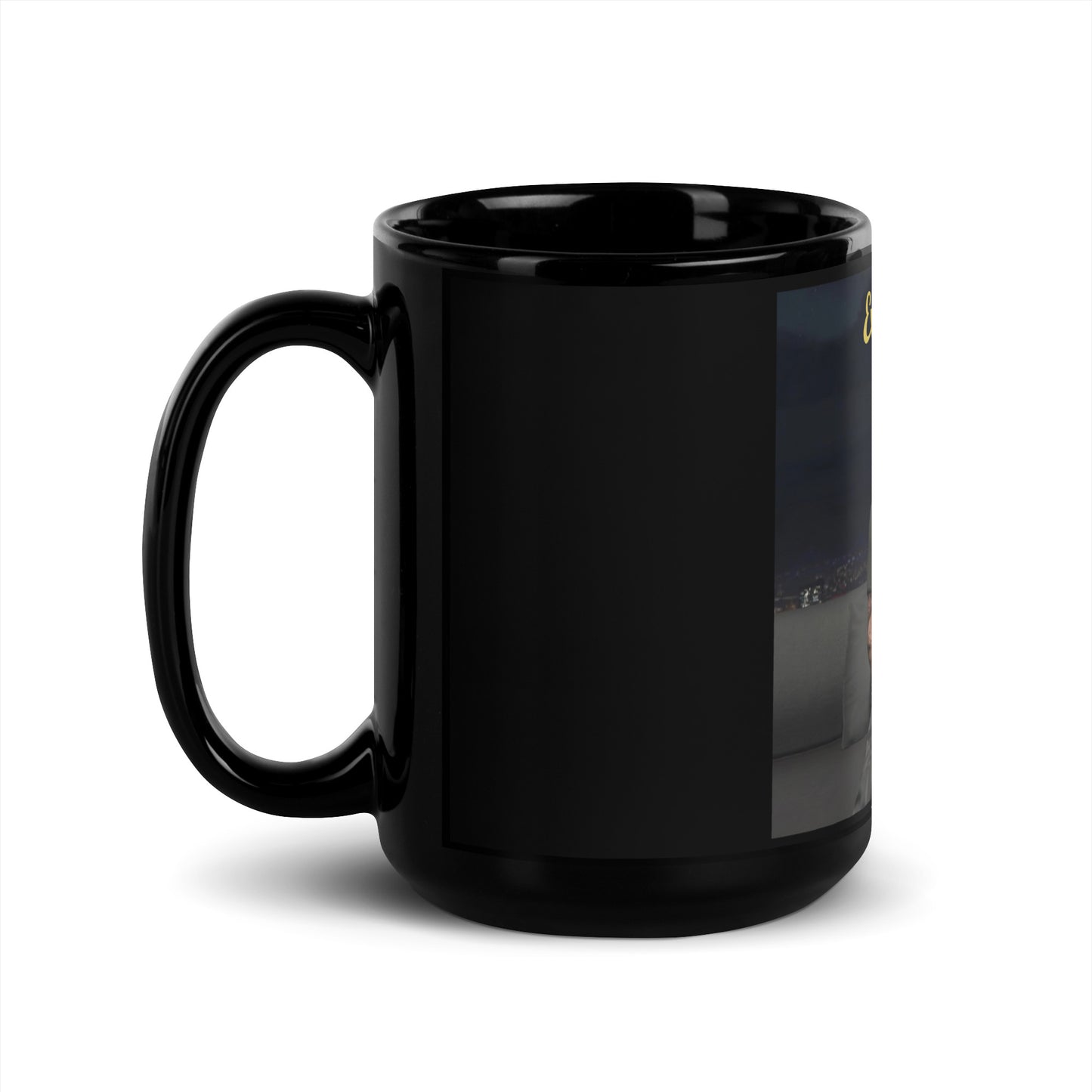 Black Glossy Mug